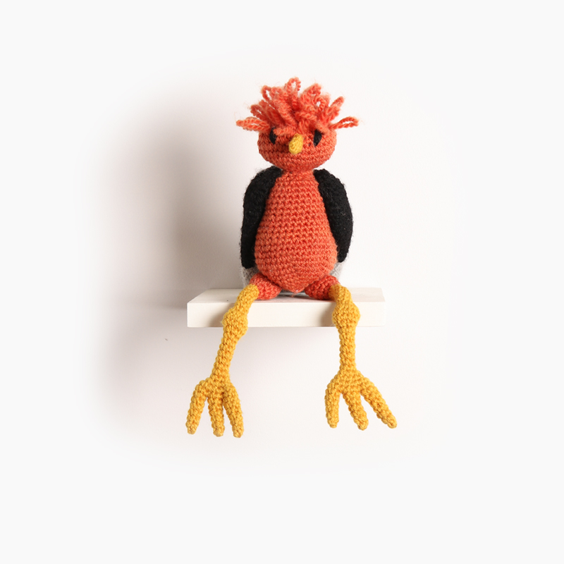 bird crochet amigurumi project pattern kerry lord Edward's menagerie